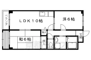 パークヒルズ41【201号室】の間取り