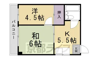 メゾン大卓【201号室】の間取り