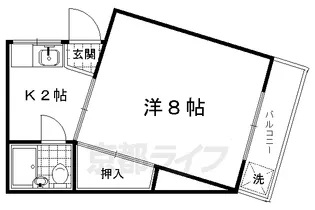 葵ハイツ【102号室】の間取り