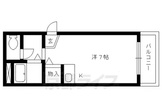 1Kの間取り画像