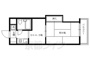 京都府京都市上京区元北小路町【マンション】の間取り