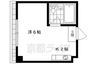 青木マンション【401号室】の間取り