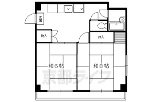 叡山荘【4階】の間取り