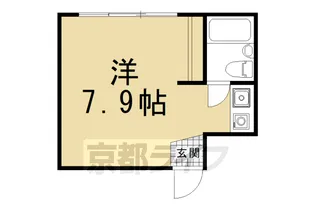 京都府京都市北区紫野下築山町【マンション】の間取り