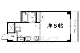飛鳥井ハウス【101号室】の間取り