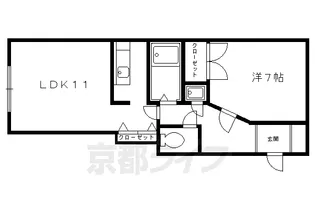 北山ワイズビル【203号室】の間取り