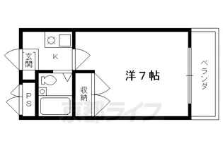 京都府京都市北区小山上総町【マンション】の間取り