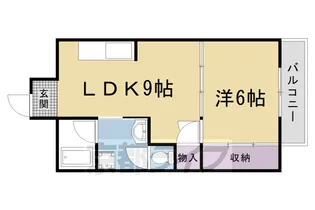 コーポ円座【3階】の間取り