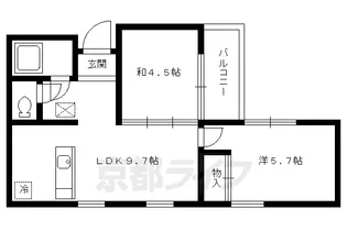 フクエハイツ【303号室】の間取り