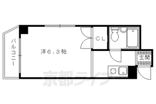 サイトウビル【701号室】の間取り