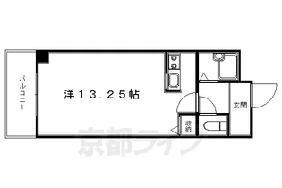 サンプラザ三越【305号室】の間取り