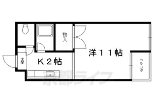 サンチェリーたかだⅠ【508号室】の間取り