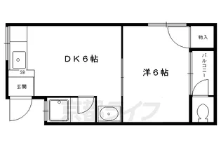 東丸太町マンション【203号室】の間取り