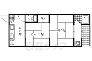 ラ・シノン【205号室】の間取り
