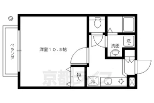 ノースウェーブ TAMASAKU【103号室】の間取り