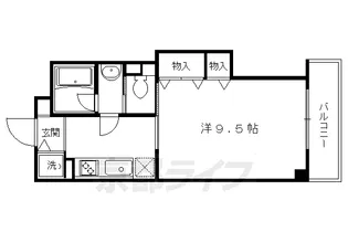 交庸マンション【305号室】の間取り