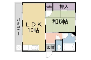 林マンション【1階】の間取り