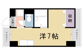 ペルルアール衣笠【3階】の間取り