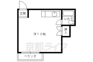 1Rの間取り画像