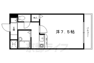 ノーブル北山【102号室】の間取り