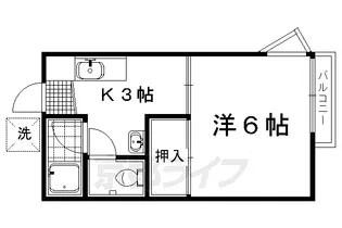 グラーベンハウゼ【201号室】の間取り