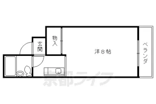 京都府京都市左京区下鴨本町【マンション】の間取り