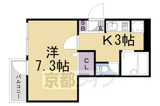 下堤谷口マンション【106号室】の間取り