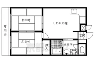サードニックス宇田【105号室】の間取り
