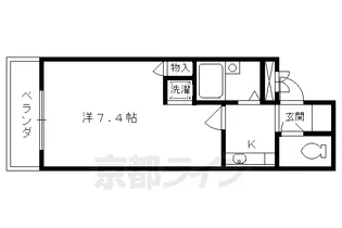 スパッションM&J【2階】の間取り