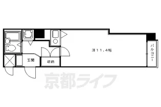 SHICATA AVENIR BLDG【0804号室】の間取り
