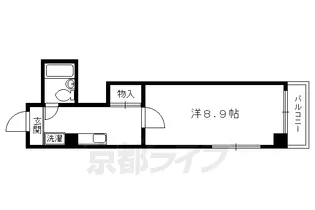 PEPERE N【402号室】の間取り