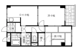 シティーハウス407【202号室】の間取り