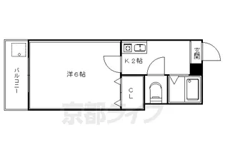 ラトゥール牧眞Ⅰ【303号室】の間取り