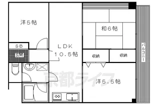 交徳マンション【304号室】の間取り