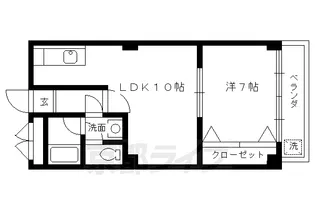 北野ハイツ【2階】の間取り