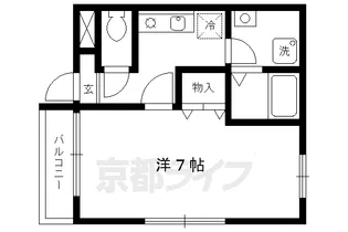 sawarabi一条【302号室】の間取り