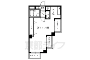 マシモマナー【4階】の間取り