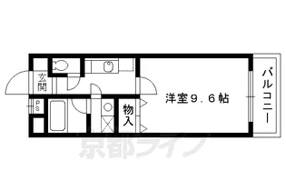 京都府京都市上京区菊屋町【マンション】の間取り