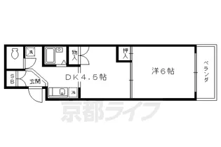 ベルフラワー【2階】の間取り