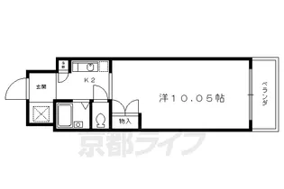 ベルフラワー【505号室】の間取り
