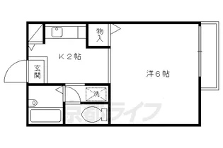 クレール大宮【101号室】の間取り