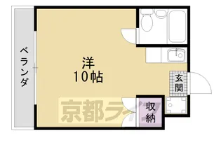 コクーン三条大宮【405号室】の間取り