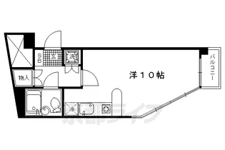 パレス紫竹【2階】の間取り