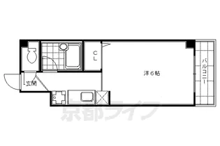 ハミングTAKEYAMACHI【301号室】の間取り