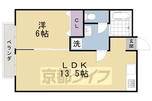 クローバーハイツ【2階】の間取り