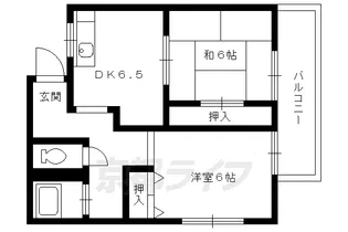 Casa Crema【203号室】の間取り