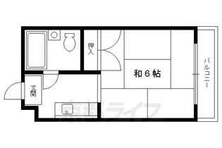 ベルロード高野【211号室】の間取り