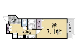 ランドマークシティ京都烏丸五条【2階】の間取り
