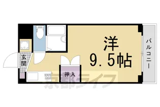 ルーフTen【305号室】の間取り