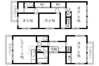 ハイツ五番館【501号室】の間取り